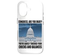 Custodia per iPhone 17 Funny Congress US Capitol Politics Joke Washington DC Humor