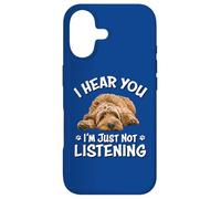 Custodia per iPhone 17 Funny Cute Hear You Not Listening Goldendoodle Doodle Lover
