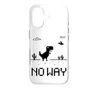 Custodia per iPhone 17 Funny Cute Pixel Offline T-Rex Game, Cool Dino Game, Gaming