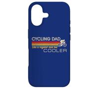 Custodia per iPhone 17 Funny Cyclist Cycling Dad Like A Regular Dad But Cooler Mens