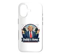 Custodia per iPhone 17 Funny Daddy's Home Trump Pink 2024 Riprendi l'America 2024