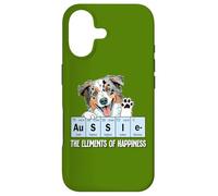 Custodia per iPhone 17 Funny Elements of Happiness Blue Merle Aussie Lover