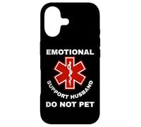 Custodia per iPhone 17 Funny Emotional Support Husband Do Not Pet
