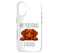 Custodia per iPhone 17 Funny Fox Red Labrador Dog Owner