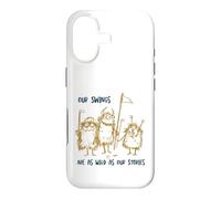 Custodia per iPhone 17 Funny Golf Le nostre altalene sono selvagge come le nostre storie