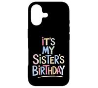 Custodia per iPhone 17 Funny It's my sister's Birthday Sketch Pencil Artist For Kid
