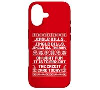 Custodia per iPhone 17 Funny Jingle Bills Christmas Recession Inflation Economy