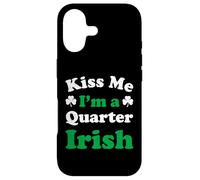 Custodia per iPhone 17 Funny Kiss Me I’m A Quarter Irish