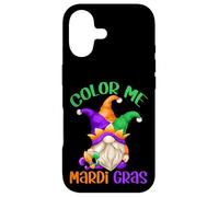 Custodia per iPhone 17 Funny Mardi Gras Quote For Women And Men With Carnival Gnome