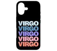 Custodia per iPhone 17 Funny Modern Repetitive Text Design Zodiac Virgo