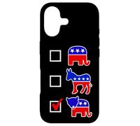 Custodia per iPhone 17 Funny Proud Member Vote Leopards Eating People's Faces Party
