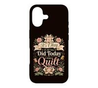 Custodia per iPhone 17 Funny Quilt Crafter Citazione It's Okay If All You Did Today was