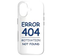 Custodia per iPhone 17 Funny Quote Sarcasm Motivation Not Found Error 404