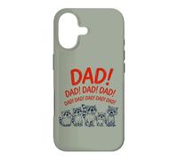 Custodia per iPhone 17 Funny Raccoon Dad Yelling Raccoons Father's Day