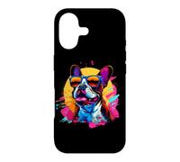 Custodia per iPhone 17 Funny Retro Vintage Mens Womens 80s 90s Boston Terrier Lover