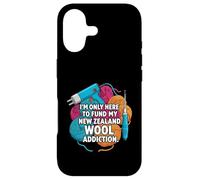 Custodia per iPhone 17 Funny Rug Tufting Gun New Zealand Wool Addiction