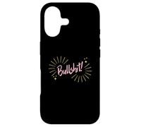Custodia per iPhone 17 Funny Sarcastic Adult Joke Womens Cute Pink Bullshit