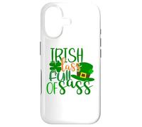 Custodia per iPhone 17 Funny St Patricks Womens Sassy Lassy Irish Lass Full of Sass