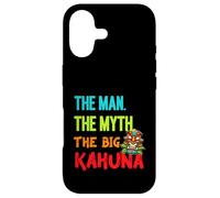Custodia per iPhone 17 Funny The Man The Myth The Big Kahuna Tiki Fishing Uomo