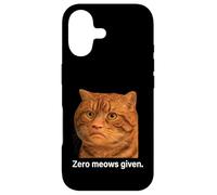 Custodia per iPhone 17 Funny Weird Cat Face Meme Silly Hilarious Mad Cat Confused