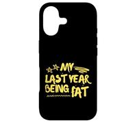 Custodia per iPhone 17 Funny Workout My Last Year Being Fat Fitness Motivation