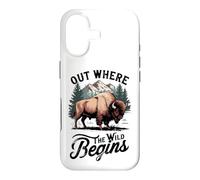 Custodia per iPhone 17 Fuori dove il selvaggio inizia Bison Mountain Design