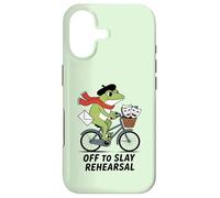 Custodia per iPhone 17 Fuori per uccidere prove divertente teatro rana su una bici