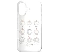 Custodia per iPhone 17 Galati di zucca cristiana 5:22-23 Frutti dello Spirito