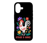 Custodia per iPhone 17 Galline da cortile Hygge Folk Art Gallo