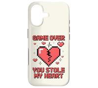 Custodia per iPhone 17 Game Over You ha rubato il mio cuore Pixel Gamer