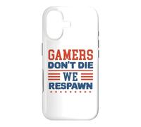 Custodia per iPhone 17 Gamers Don't Die We Respawn Sparklers Patriotic Uomini Donne