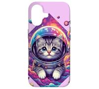 Custodia per iPhone 17 Gatto Astronauta: Avventure Cosmiche che Sogna le Stelle
