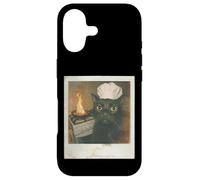Custodia per iPhone 17 Gatto Chef Caos Meme per Amanti dei Gatti & Cat Dad