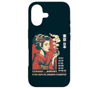Custodia per iPhone 17 Geisha Tokyo Giappone Le sei Città dei Fiori Vita Notturna