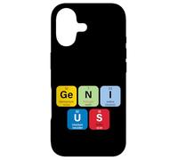 Custodia per iPhone 17 Genius with Periodic Table Of Elements Memes Graphic Designs