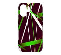Custodia per iPhone 17 Geometria Urbana Nero Bianco Erba-Verde