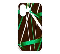 Custodia per iPhone 17 Geometria Urbana Nero Bianco Verde