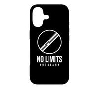 Custodia per iPhone 17 GERMANY AUTOBAHN NO SPEED LIMIT SIGN SYMBOL BUNDESAUTOBAHN