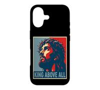 Custodia per iPhone 17 Gesù Cristo Re sopra ogni fede cristiana
