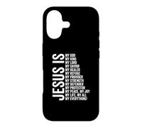 Custodia per iPhone 17 Gesù è tutto il mio tutto il mio Dio Signore Salvatore Guaritore