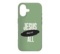 Custodia per iPhone 17 Gesù Paid It All For Me Christian Faith Message Inspiration