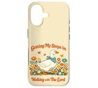 Custodia per iPhone 17 Getting My Steps in Walking With The Lord Christian Floral