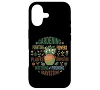 Custodia per iPhone 17 Giardinaggio Pianta Mamma Pollice Verde Tipografia Word Art