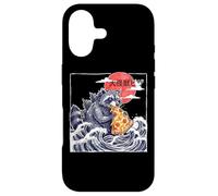 Custodia per iPhone 17 Gigante Raccoon Kaiju Mangiare Pizza