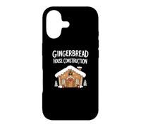 Custodia per iPhone 17 Gingerbread House Construction Funny Christmas Holiday Humor