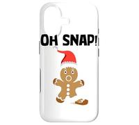 Custodia per iPhone 17 Gingerbread Man Oh Snap Cookie Christmas Stocking Stuffer
