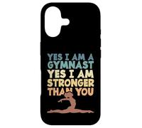 Custodia per iPhone 17 Ginnastica Sì, sono una ginnasta Sì, sono più forte di te