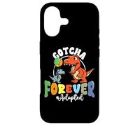 Custodia per iPhone 17 Giorno dell'adozione Trex Dino Gotcha Famiglia adottiva
