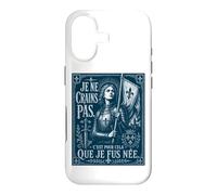 Custodia per iPhone 17 Giovanna d'Arco I Am Not Afraid I Was Nas For This Woodcut Navy