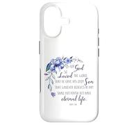 Custodia per iPhone 17 Giovanni 3 16 Poiché Dio ha tanto amato il mondo